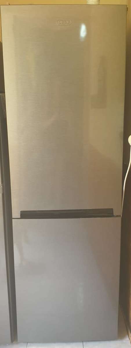 Fridges & Freezers Defy 455L Satin Mettalic Bottom Freezer Fridge for
